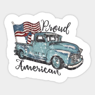 Proud to be an American Sticker